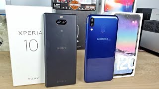 Sony Xperia 10 vs Samsung Galaxy M20 - Unboxing &amp; First Impressions!