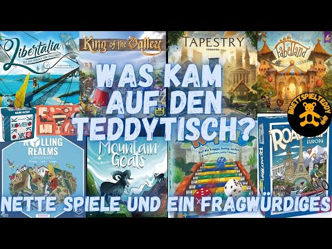 Was kam auf den Teddytisch - Gespielte Spiele und meine Meinung - Brettspiel Teddy - Board Games
