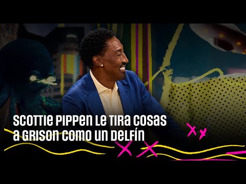 Scottie Pippen le tira cosas a Grison como un delfín | #LaRevuelta 24.09.2025