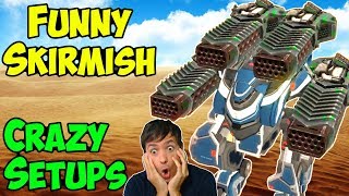 War Robots Thunder Patton &amp; Ember Galahad - Funny Skirmish Gameplay