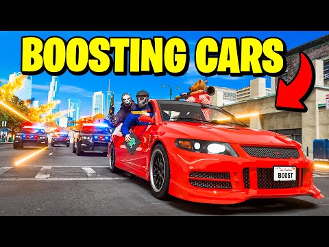 Boosting Cars as a Gang In GTA 5 RP