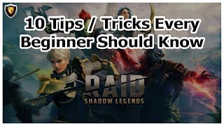 RAID Shadow Legends - 10 Tips / Tricks Every Beginner Should Know