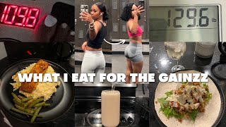 vlog : how i went from 109 to 130 ( what i eat throughout the week)
