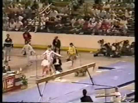 Chelle Stack - 1988 USA vs USSR - Balance Beam