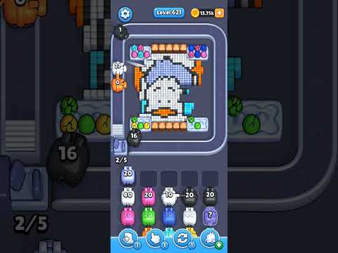 Pixel Flow Level 621 Walkthrough