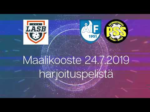 Maalikooste LASB - ÅIF/PSS B-pojat (Harjoituspeli 24.7.2019)