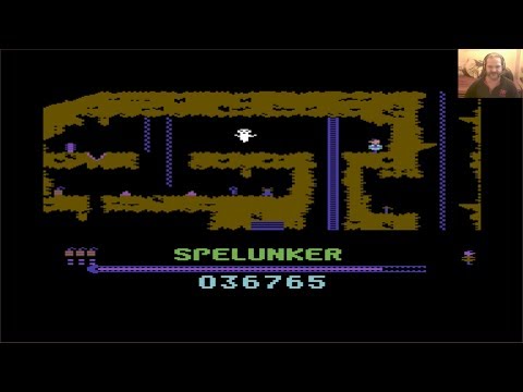 Lukozer Retro Game Review 355 - Spelunker - Commodore 64