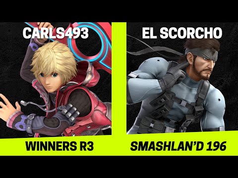 SmashLAN'd 196 Winners R3 - Carls493 (Shulk) vs El Scorcho (Snake) - SSBU Tournament