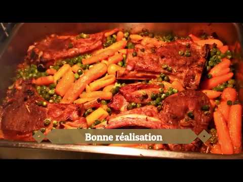 Côtelettes d'agneau petits pois carottes - de bons légumes pas chers et cuisinés pour aimer ce plat