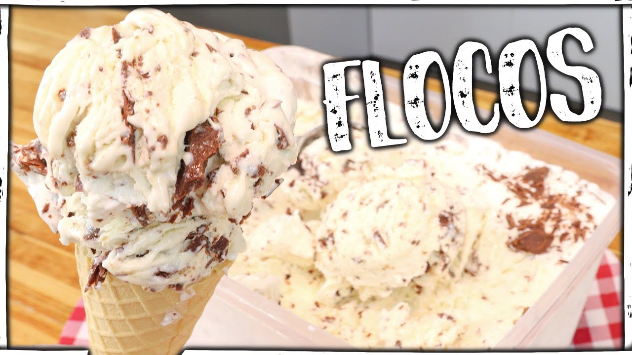 SORVETE DE FLOCOS PROFISSIONAL I SUPER CREMOSO E FÁCIL I Receitas de Pai
