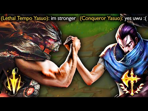 YASUO LETHAL VS CONQUEROR