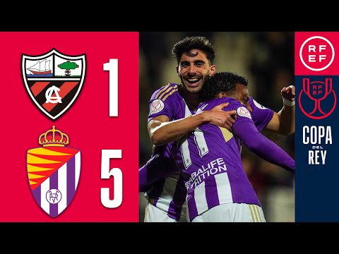 Resumen Copa del Rey | Arenas Club 1-5  Real Valladolid CF | Segunda eliminatoria