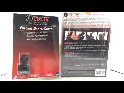 Troy Industries Folding Battle Sight Rear, Troy rear sight a good option to get