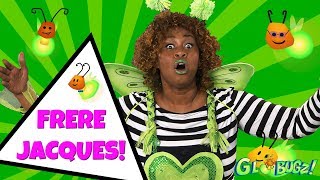 Frere Jacques (Are you Sleeping?) French &amp; English | Best Nursery Songs | GloZell and the GloBugz
