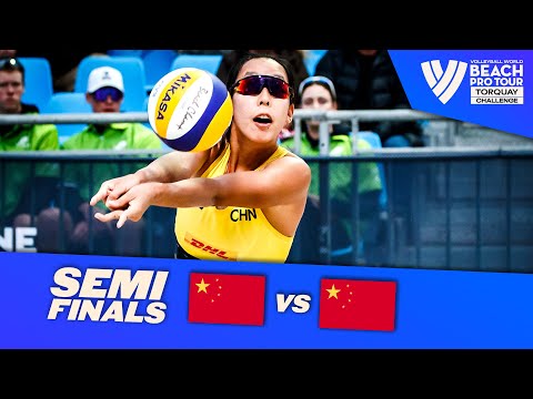 Xia / Lin vs. Lvwen / Dong - Semi-Final Highlights Torquay 2022 #BeachProTour