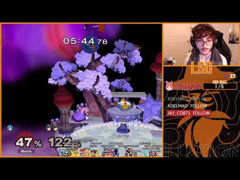 LEVO #12 - Bbatts (Peach) vs LSD (Marth) - EC Pool B3 - WQF