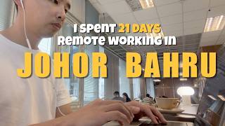 Thumbnail for 21 days remote working in Malaysia, JB | cost of living, places to eat, daily routine | Part 1