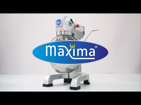 Maxima Gastro Planetenmischer - 20 l - Bis zu 10 kg Teig - 3 Geschwindigkeit