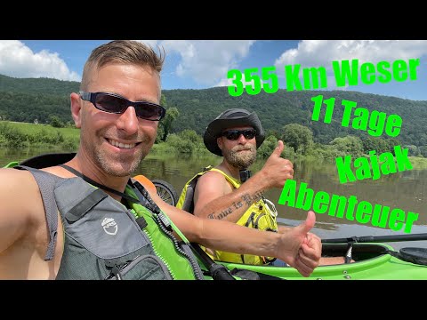 355 Km Kajak Wesertour 5. und 6. Tag