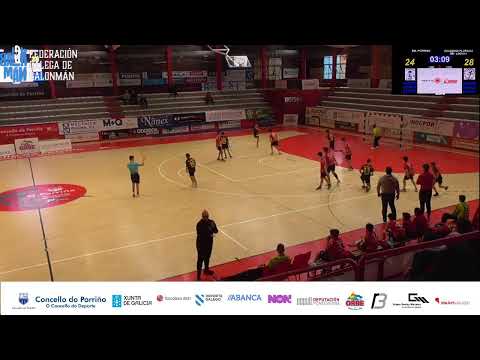 Infantil Masculino Liga Plata 2ª Fase G2, J5. B.M. Porriño - Academia Pluralia B.m. Linea21