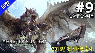 몬스터 헌터 월드 | #9화 만악룡 얀쟈나프 사냥[몬스터 헌터 시리즈 사상 역대 최대 점수][Monster Hunter World][도쨩]