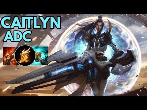 Pulsefire Caitlyn ADC-League of Legends Full Gameplay