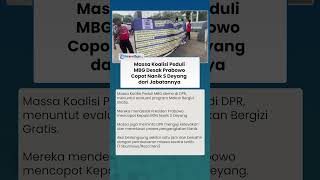 DINILAI BERMASALAH! Massa Peduli MBG Desak Prabowo Copot Nanik dari Jabatan Kepala BGN