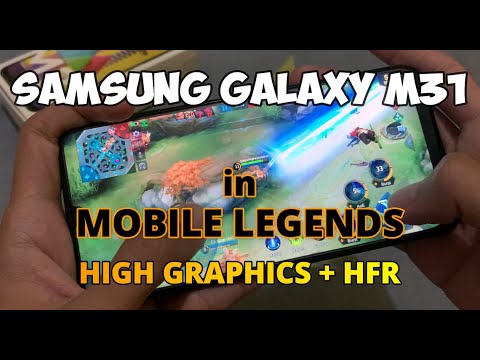 Mobile Legends in Samsung Galaxy M31