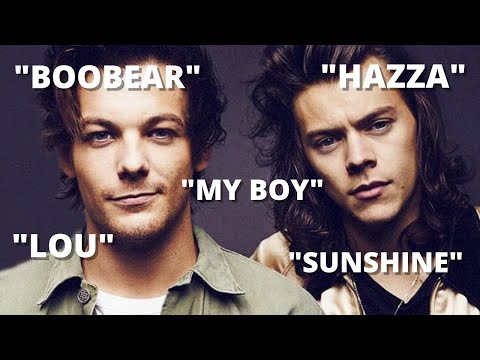 larry stylinson calling each other pet names for 3 minutes gay