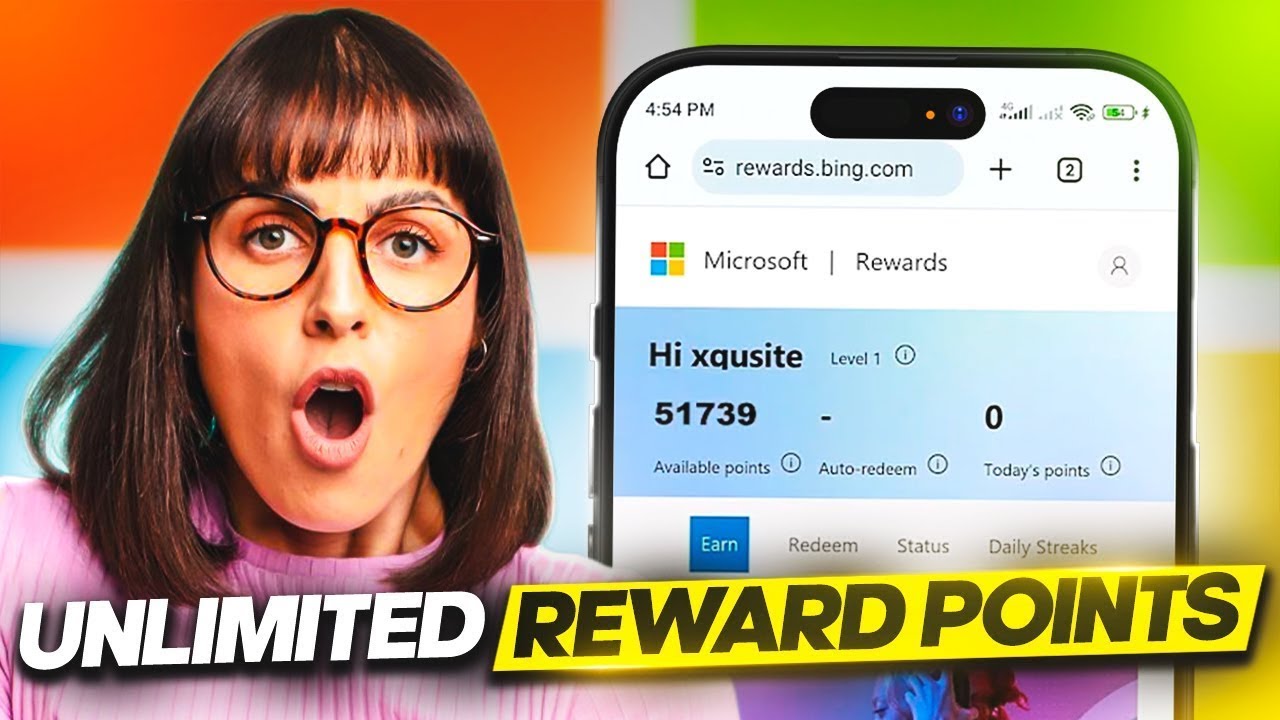 Earn Microsoft Rewards Points Hack - here's how to get free 50.000 microsoft reward points
