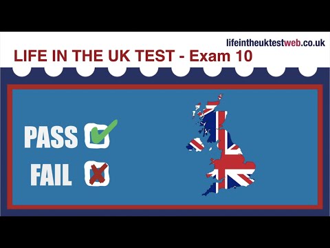 🇬🇧 Life in the UK Test 2026 - EXAM 10 UPDATED - British Citizenship practice tests 🇬🇧