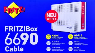 AVM FRITZ!Box 6690 Cable mit WiFi-6 & 2,5 GbE - UNBOXING und TechSpecs