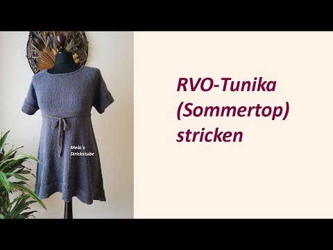 Ragmela 73 - RVO-Tunika / Sommertop, nach unten weit ausgestellt stricken
