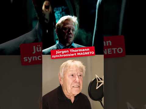 Jürgen Thormann synchronisiert Magneto in "X-Men"