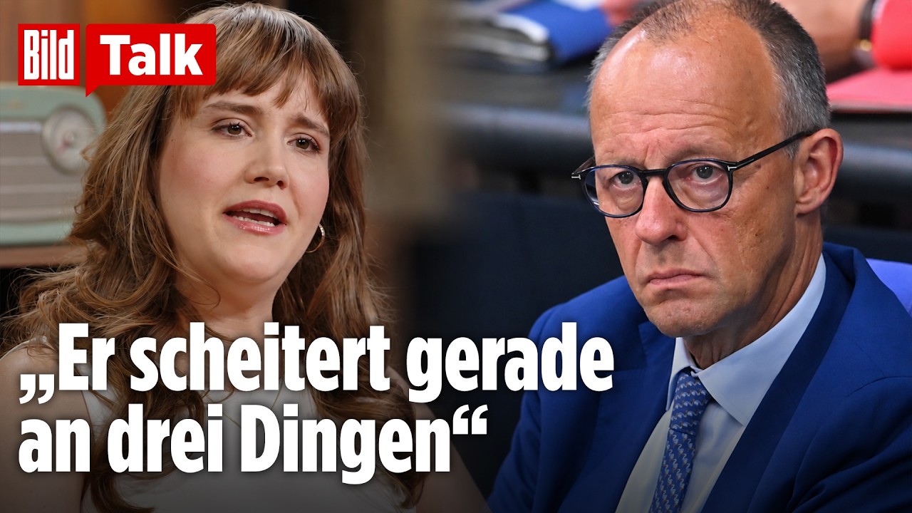 RICARDA LANG: Abrechnung mit Friedrich Merz und Schwarz-Rot ab | BILD TALK