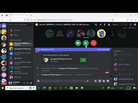 discord  group incoming call