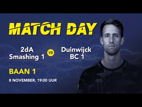 Eredivisie 2dA Smashing vs Duinwijck BC Baan 1