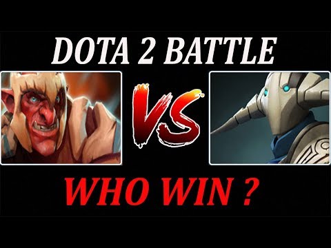 Sven Vs Troll Warlord - Dota 2 Battle