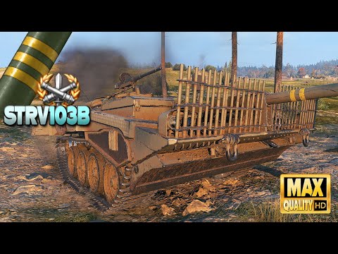 Strv 103B: Nervous guy fights for the 3rd mark - World of Tanks