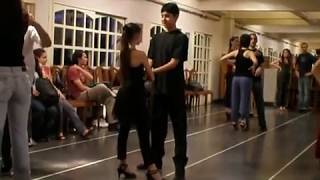 Sebastian Jimenez as a kid, learning tango, 2006 (15 years old) practica in Sunderland, Buenos Aires