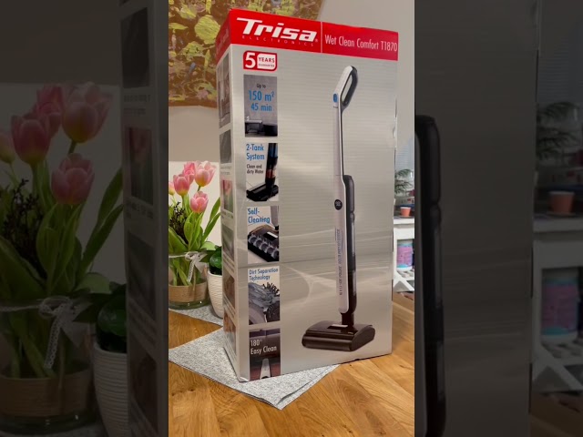 Video Teaser für Review - Trisa - Hartbodenreiniger "Wet Clean Comf. T1870 - Bianca