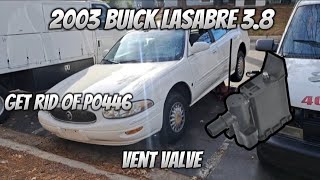 2003 BUICK LESABRE 3.8 | HOW TO REPLACE VENT VALVE SOLENOID | GET RID OF CODE P0446 | Howto/Diy