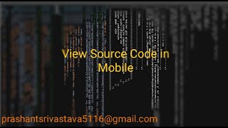 View Source Code of Any Website on Android or IOS Mobiles 🔥