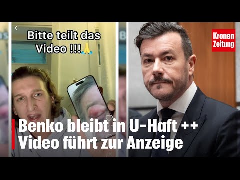 Benko remains in custody ++ Video leads to charges | krone.tv NEWS