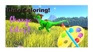 Ark Mobile - How to change the color of your dino