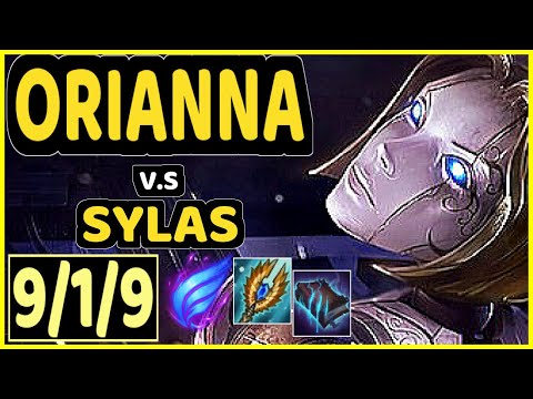 SHIPHTUR (ORIANNA) vs SYLAS - 9/1/9 KDA MID GAMEPLAY - NA Ranked DIAMOND