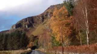 preview picture of video 'Autumn Road To Kinloch Rannoch Highlands Perthshire Scotland'