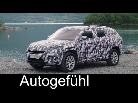 Skoda Kodiaq SUV camouflage Exterior/Driving shots preview - Autogefühl