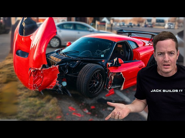 I Rebuilt A Crashed And Fire Damaged Junkyard Car.