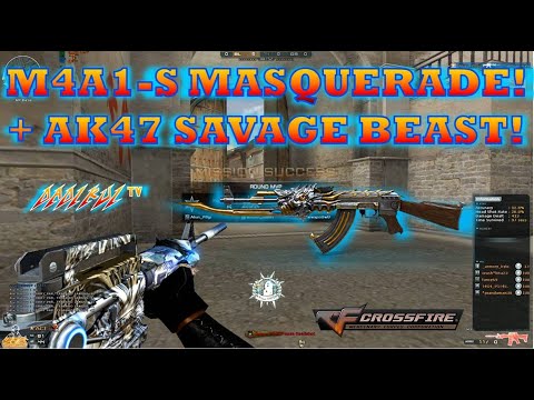 DM Black Widow M4A1 S Masquerade + AK47 Savage Highlights! CrossFire Philippines!